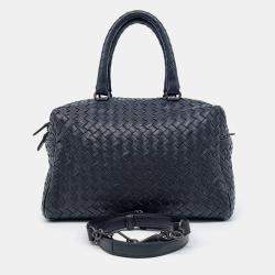 مملوكة مسبقًا Bottega Veneta Black Leather Mesh Tote