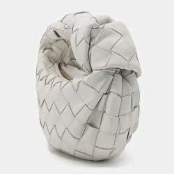 Pre Owned Bottega Veneta White Leather Candy BV Jodi