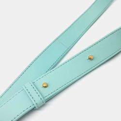 مملوكة مسبقًا حقيبة بوتيغا فينيتا جلد زرقاء كاسيت صغيرة