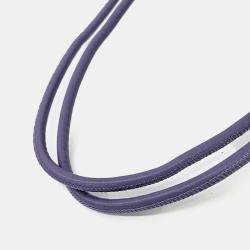 مملوكة مسبقًا Bottega Veneta Purple Suede Shoulder Bag