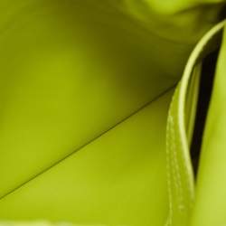 Pre Owned Bottega Veneta BV Fold Intrecciato Green Leather Shoulder Bag