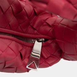 Pre Owned Bottega Veneta Pink Mini Nappa Intrecciato Jodie