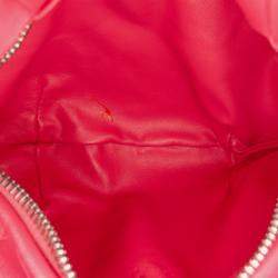 Pre Owned Bottega Veneta Pink Mini Nappa Intrecciato Jodie