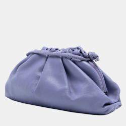 مملوكة مسبقًا Bottega Veneta Purple Lambskin The Mini Pouch Crossbody