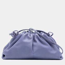 مملوكة مسبقًا Bottega Veneta Purple Lambskin The Mini Pouch Crossbody