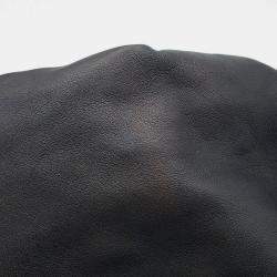 Pre Owned حقيبة كتف بوتيغا فينيتا ذا تشين باوتش جلد أسود