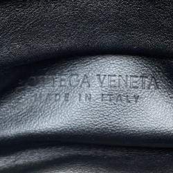 Pre Owned حقيبة كتف بوتيغا فينيتا ذا تشين باوتش جلد أسود