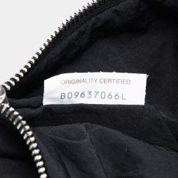 Pre Owned Bottega Veneta Black Stretch Paper Calfskin Intrecciato Cassette Crossbody