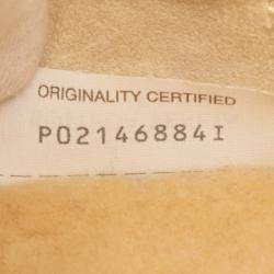 مملوكة مسبقًا حقيبة يد توت بوتيغا فينيتا كبيرة قوس إنتريشياتو شمواة صغيرة وشيرلينغ بنية اللون