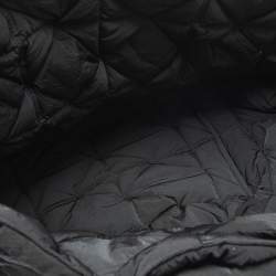 مملوكة مسبقًا Bottega Veneta Cassette Padded Black Intrecciato Nylon Tote