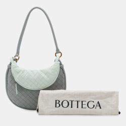 Pre Owned حقيبة جميلي بوتيغا فينيتا صغيرة لامبسكين انتريتشياتو بلونين