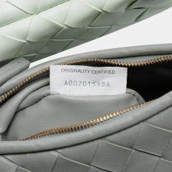 Pre Owned حقيبة جميلي بوتيغا فينيتا صغيرة لامبسكين انتريتشياتو بلونين