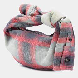 مملوكة مسبقًا بوتيغا فينيتا جودي نقشة التارتان جلد مطبوعة صغيرة