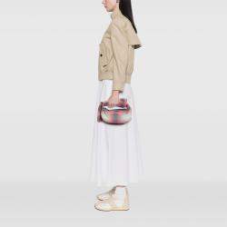 مملوكة مسبقًا بوتيغا فينيتا جودي نقشة التارتان جلد مطبوعة صغيرة