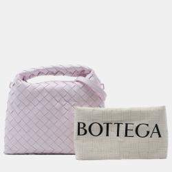 مملوكة مسبقًا حقيبة بوتيغا فينيتا صغيرة جلد انتريشياتو وردية هوب