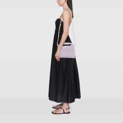 مملوكة مسبقًا حقيبة بوتيغا فينيتا صغيرة جلد انتريشياتو وردية هوب