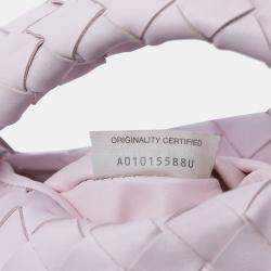 مملوكة مسبقًا حقيبة بوتيغا فينيتا صغيرة جلد انتريشياتو وردية هوب