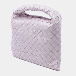 مملوكة مسبقًا حقيبة بوتيغا فينيتا صغيرة جلد انتريشياتو وردية هوب