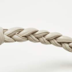 مملوكة مسبقًا Bottega Veneta Braided Handle Light Purple Leather Hobo