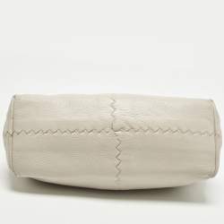 مملوكة مسبقًا Bottega Veneta Braided Handle Light Purple Leather Hobo