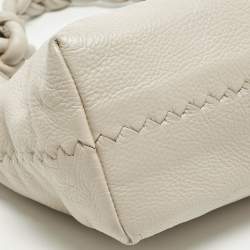 مملوكة مسبقًا Bottega Veneta Braided Handle Light Purple Leather Hobo