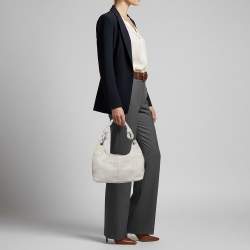 مملوكة مسبقًا Bottega Veneta Braided Handle Light Purple Leather Hobo