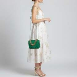 مملوكة مسبقًا حقيبة بوتيغا فينيتا ماونت جلد أصفر ظرفية بيد علوية