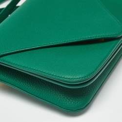 مملوكة مسبقًا حقيبة بوتيغا فينيتا ماونت جلد أصفر ظرفية بيد علوية