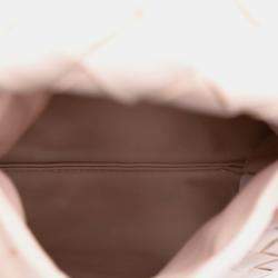 مملوكة مسبقًا Bottega Veneta Pink Mini Calfskin Intrecciato Hop Satchel