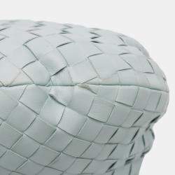 Pre Owned حقيبة بوتيغا فينيتا جودي نابا إنتريتشياتو للمراهقين أزرق