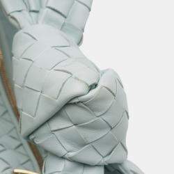 Pre Owned حقيبة بوتيغا فينيتا جودي نابا إنتريتشياتو للمراهقين أزرق