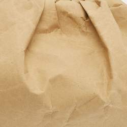 مملوكة مسبقًا Bottega Veneta The Pouch Beige Kraft Paper Clutch