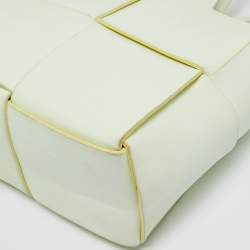 مملوكة مسبقًا حقيبة يد بوتيغا فينيتا أركو ميني جلد أنتريتشيو أخضر نعناعي