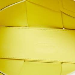 مملوكة مسبقًا حقيبة يد بوتيغا فينيتا أركو ميني جلد أنتريتشيو أخضر نعناعي