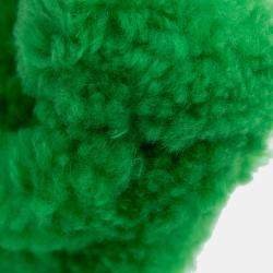 Pre Owned Bottega Veneta Green Mini Shearling Jodie