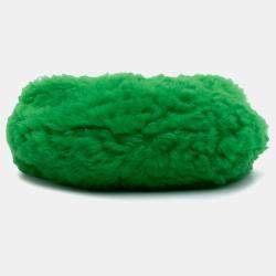 Pre Owned Bottega Veneta Green Mini Shearling Jodie