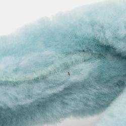 Pre Owned حقيبة جودي صغيرة بوتيغا فينيتا شيرلينغ أزرق فاتح