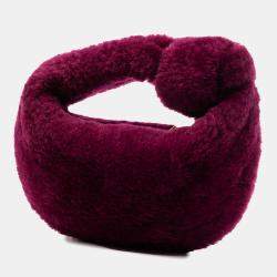 مملوكة مسبقًا Bottega Veneta Purple Mini Shearling Jodie
