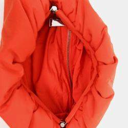 Pre Owned حقيبة بوتيغا فينيتا نايلون برتقالي