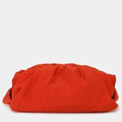 Pre Owned حقيبة بوتيغا فينيتا نايلون برتقالي