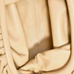 مملوكة مسبقًا حقيبة بوتيغا فينيتا ميني بوش جلد بيج