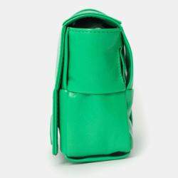 مملوكة مسبقًا حقيبة بوتيغا فينيتا كاسيت جلد أخضر بوتيغا فينيتا