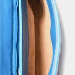 مملوكة مسبقًا حقيبة كتف بوتيغا فينيتا أوليمبيا جلد إنتريتشاتو أزرق