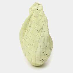 Pre Owned حقيبة جودي بوتيغا فينيتا انتريشياتو جلد سويدي صغيرة صفراء