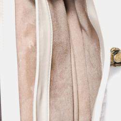 مملوكة مسبقًا حقيبة كتف عقدة أوليمبيا بوتيغا فينيتا 2018 جلد إيرز إنترتشياتو مدققة رمادية