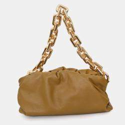 مملوكة مسبقًا حقيبة بوتيغا فينيتا جلد بني بسلسلة