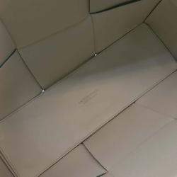 Pre Owned حقيبة يد بوتيغا فينيتا أركو من الجلد الأزرق