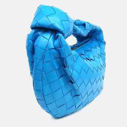 مملوكة مسبقًا Bottega Veneta Blue Leather Bv Mini Jodi Bag
