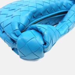 مملوكة مسبقًا Bottega Veneta Blue Leather Bv Mini Jodi Bag