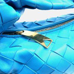 مملوكة مسبقًا Bottega Veneta Blue Leather Bv Mini Jodi Bag